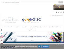 Tablet Screenshot of imedisa.com